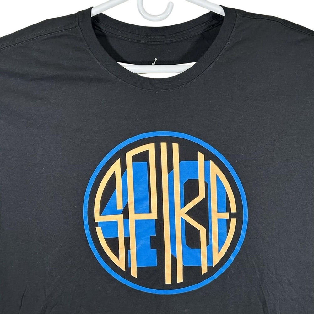 Jordan Spike Lee 40 T Shirt Men's 3XL Black Blue Jump Man Tee Basketball